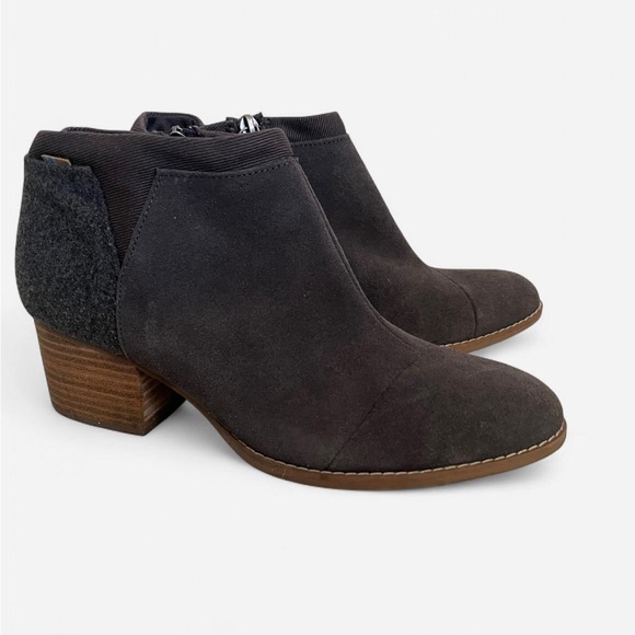 Toms Shoes - Toms Women's Ankle Boots - Grey 8.5